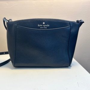 NWT Kate Spade Black Leather Crossbody